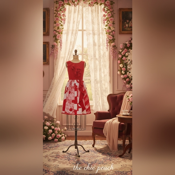 🤍❤️ Calvin Klein RARE FIND |  Lord and Taylor | Romantic Dress–Size 4–NWT ❤️🤍 - Picture 7 of 7